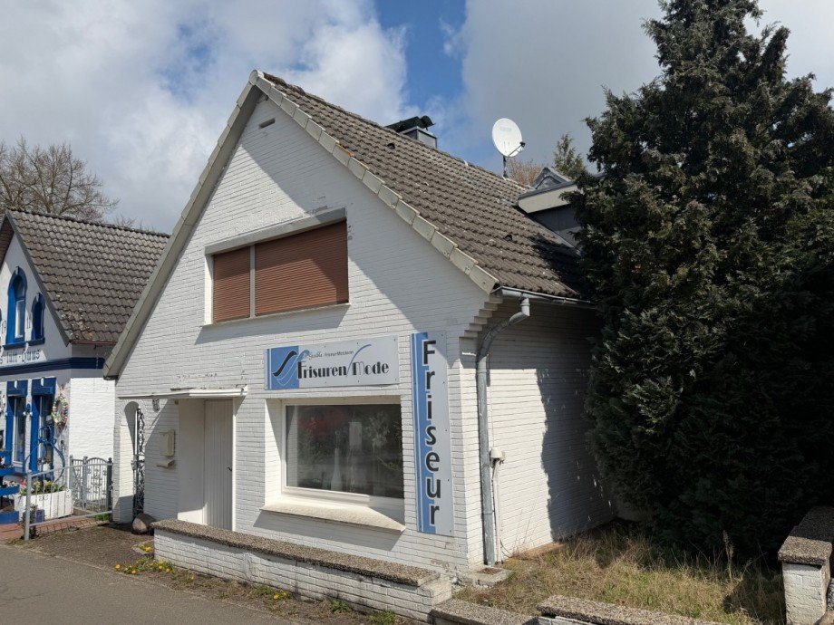 Haus von vorne rechts Einfamilienhaus Burg (Dithmarschen)