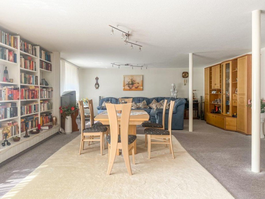 Wohn- und Essbereich zweite Perspektive Einfamilienhaus Hennstedt