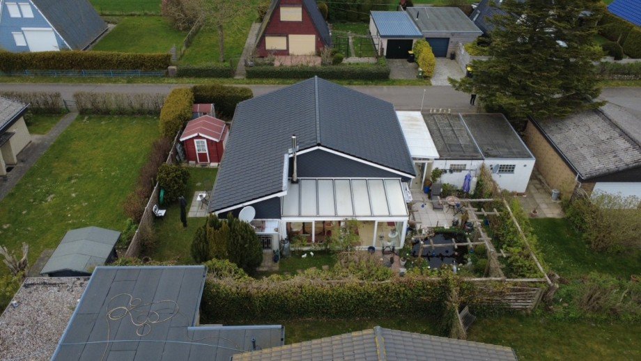 Garten von oben Einfamilienhaus Warwerort