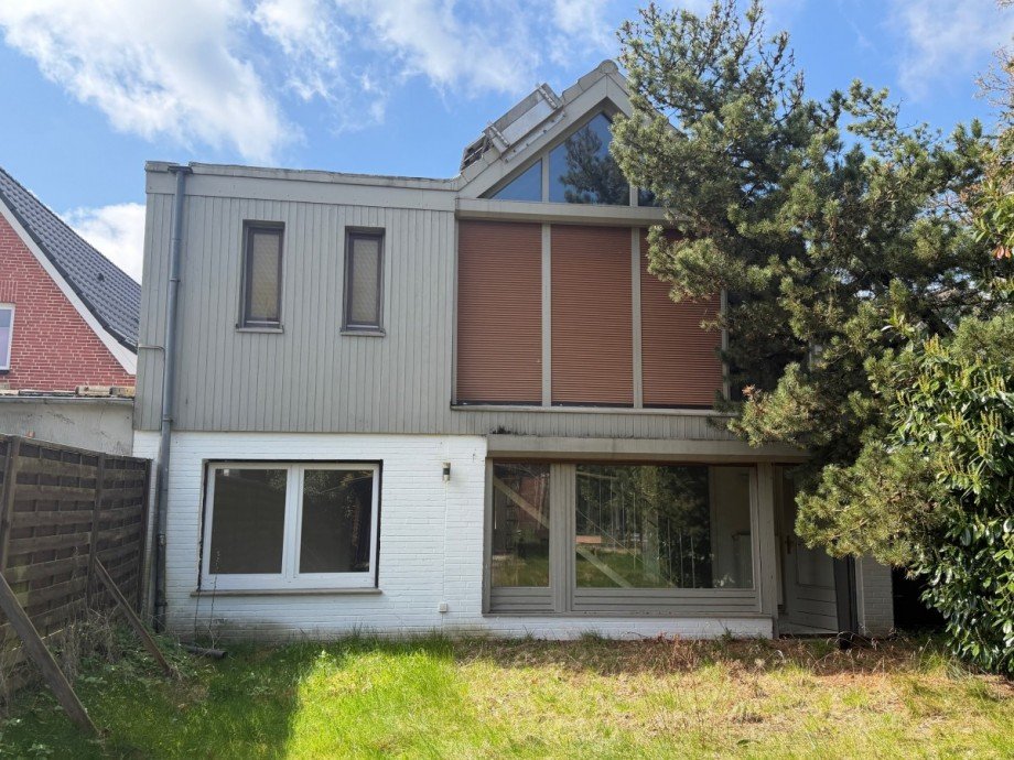 Haus von hinten Einfamilienhaus Burg (Dithmarschen)